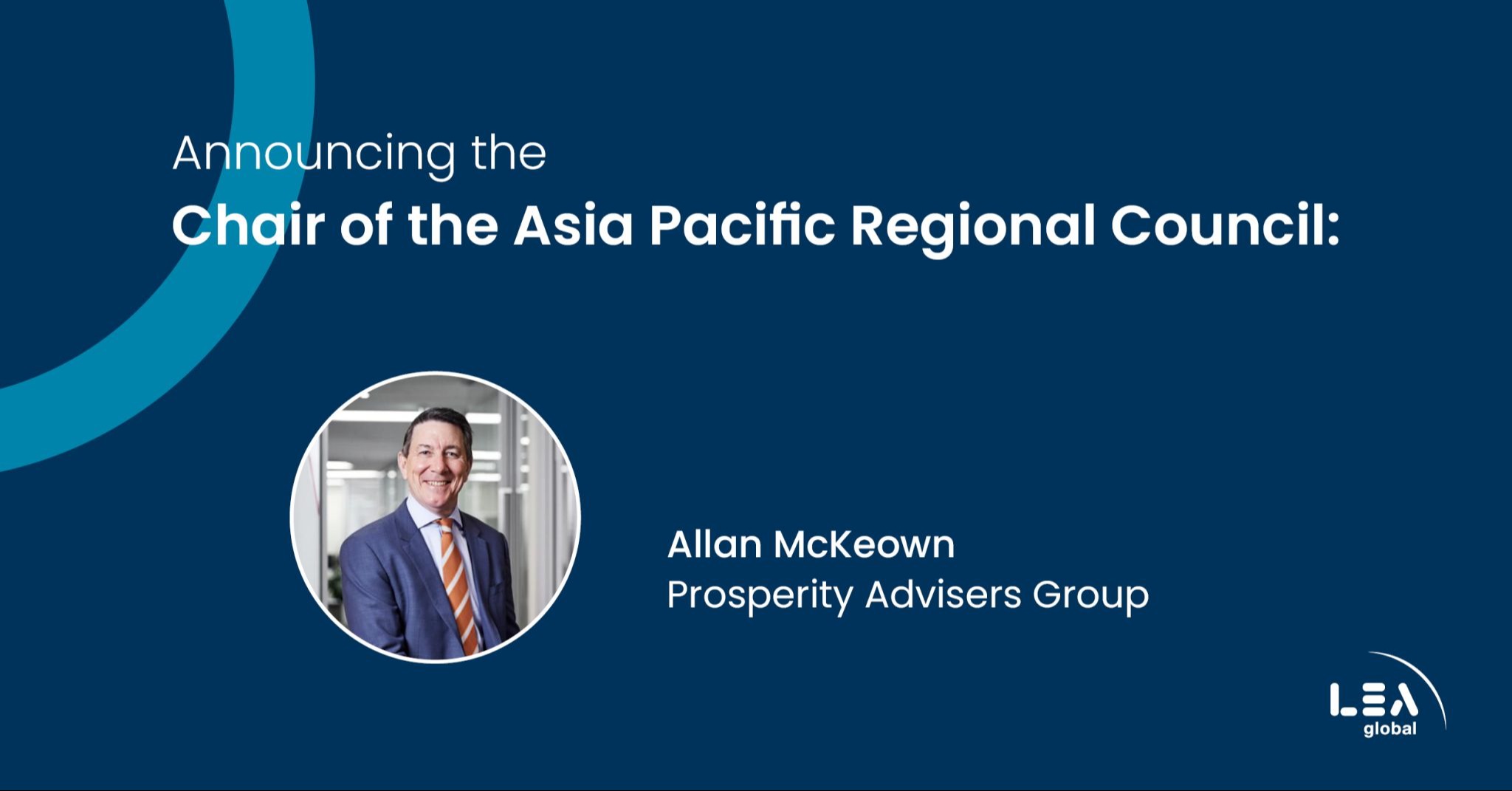 Prosperity CEO appointed as LEA Global  Asia Pacific Regional Council Chair Image